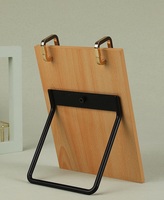 Calendrier de table 2023 personnalisé calendrier de bureau en bois de haute qualité support de calendrier de table en bois