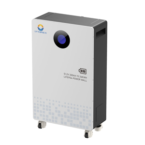 แบตเตอรี่ลิเธียม LiFePO4 15kWh กล่องแบตเตอรี่แบบชาร์จพลังงานแสงอาทิตย์ 48V 300Ah หน้าจอสัมผัสสี พร้อมขาตั้งพื้น 6000 รอบการใช้งาน LVTS-512300-G3 - Product Image 1