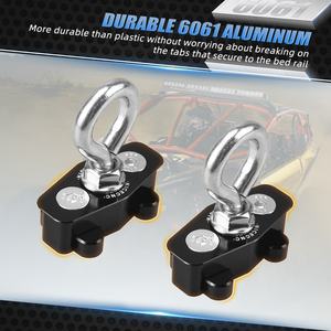 Anclajes de carga de amarre de bloqueo de aluminio NiceCNC para Can-Am <span class=keywords><strong>Maverick</strong></span> <span class=keywords><strong>X3</strong></span> 4x4 RR XRC Turbo <span class=keywords><strong>DPS</strong></span> 2021 - Product Image 3