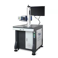 355nm Ultra Haute Vitesse Galvanomètre Lentille 3w UV Mini Laser Machine De Marquage Graveur Avec Refroidissement Par Air 5w UV Marqueur Pour Verre