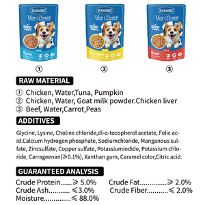 כלב בשרני רך מטפלת בשומן גבוה חלבון דל אידיאלי עבור אוכלי בררנים בשר טרי לכלבים תזונה ללא חומרים משמרים - Product Image 4