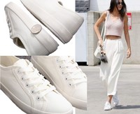 Mychonly EVERGREEN Chaussures en toile pour femmes et hommes, baskets classiques basses blanches, vente en gros et personnalisation en vrac