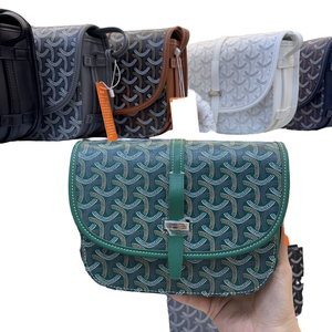Bolso de lona impermeable de moda para mujer, bandolera tipo silla de montar con correa con letras, cartera de cintura, bolso de pecho - Product Image 3
