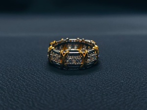 RIZTA JEWELS Hip Hop Luxury <b>Rings</b> High Quality Jewelry 14K Gold Micro Paved Lab Grown Diamond Brilliant Cut Wedding <b>Ring</b> Women's - Product Image 4