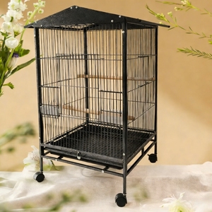 Meilleur Prix Nouvelle Arrivée <span class=keywords><strong>Cage</strong></span> de Transport pour Perroquet en Fer Fin, Suspendable, Direct Usine - Product Image 3