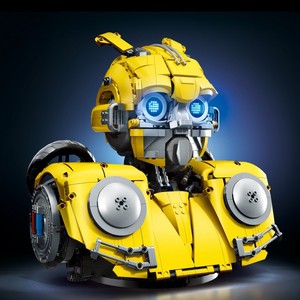 Kit de Bloques de Construcción de Plástico con Luz LED de Diseño de Calavera Mecha para Adolescentes de 7 a 14 Años, Juguete de Ensamblaje - Product Image 2