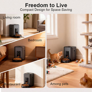 Distributeur automatique de nourriture pour chat intelligent 2L, distributeur automatique de nourriture pour chien, distributeur de nourriture sèche pour chien, contrôle quantitatif programmé par application, distributeur automatique de nourriture pour chat, bol pour animaux de compagnie - Product Image 5