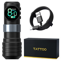 Machine à tatouer sans fil Kiss of Dragon F170 1900mAh à entraînement direct 3,5 mm avec mode pointillage pour artistes débutants
