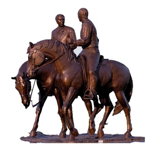 รูปปั้นทองเหลืองชายเปลือยสองคน รูปปั้นบรอนซ์ชายกำลังต่อสู้กับชายอีกคน - Product Image 4