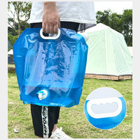 Sac d'Eau Pliable et Portable de 5 Litres en LDPE avec Bec Verseur pour Randonnée