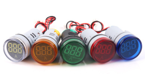 Mini Digital Voltmeter 22mm Round 50 500V Volt Voltage Tester Meter <b>Monitor</b> Power LED Indicator Pilot Lamp <b>Light</b> Display - Product Image 3