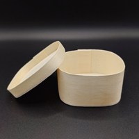 Boîte Cadeau Gourmande en Bois en Gros, Emballage Personnalisé de Luxe en Bois Jetable pour Pâtisseries et Desserts