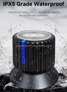 Mini Altavoz con Base Magnética LED RGB Integrada, Resistente al Agua IPX-5 para Fijación Segura en Superficies Metálicas, Parte Posterior de Smartphones - Product Image 6