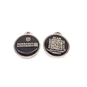 Alta qualità personalizza il codice QR NFC epossidica impermeabile RFID Pet Tag per l'identificazione degli animali