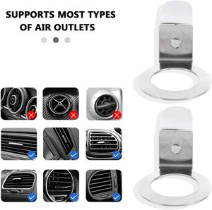 Clip de Ventilación Giratorio de 360 Grados para Aire Acondicionado de Coche, Clip Metálico para Difusor de Aroma y Perfume - Product Image 3