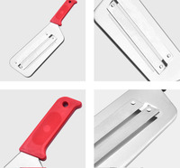 Keuken Gadgets RVS Dubbele Lemmet Schraper voor Kool Snijder Hakker Shredder Zuurkoolsnijder