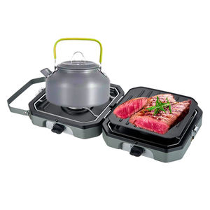 Barbecues 2 brûleurs Mini cuisinière <span class=keywords><strong>à</strong></span> gaz CE Propane Butane Usine CE Cuisinière de randonnée Top Cuisinière <span class=keywords><strong>à</strong></span> gaz <span class=keywords><strong>mobile</strong></span> de voyage Extérieur - Product Image 5