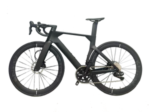 Vélo de route aérodynamique en fibre de carbone T800 |   Groupe électronique sans fil Wheeltop EDS TX |   Vélo de route léger en fibre de carbone Racing R06 - Product Image 5