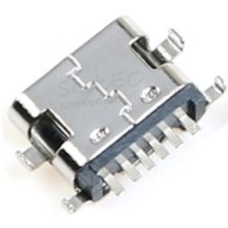 Micro USB 6pin Type-c Female Connector USB3.1 untuk Ponsel Mini USB Jack Connector Charging Socket