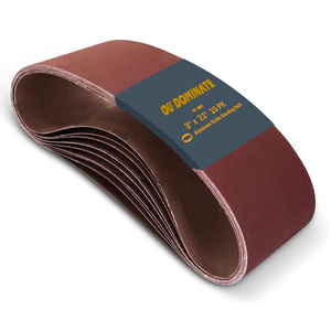 <span class=keywords><strong>3X21</strong></span> Inches 75X533mm <span class=keywords><strong>bande</strong></span> <span class=keywords><strong>abrasive</strong></span> en oxyde d'aluminium résistant à l'usure pour <span class=keywords><strong>bande</strong></span> de ponçage de tissu de plancher en bois - Product Image 2