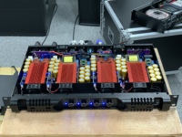 Amplificateur de puissance numérique professionnel de classe D 4 canaux 4x1300W 1U, amplificateur stéréo à réseau linéaire, équipement audio
