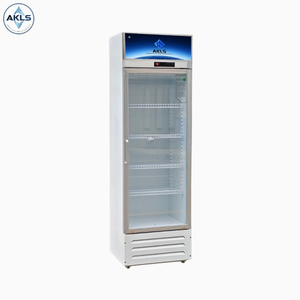 Vitrine <span class=keywords><strong>réfrigérée</strong></span> verticale à porte unique en alliage d'aluminium durable avec refroidissement direct pour usage commercial, supermarchés - Product Image 2
