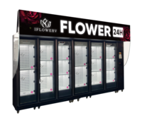 Distributeur automatique de fleurs fraîches d'extérieur Grande capacité Casiers intelligents pour la rue