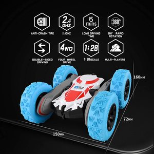 Huina ZG — voiture télécommandée 1:28, 4x4 rc, double face rotative à 360 degrés, pour 4 roues motrices - Product Image 4
