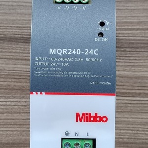 Mibbo MQR120-24F 24V 5A AC-DC แหล่งจ่ายไฟแบบราง DIN ชนิดเอาต์พุตเดี่ยว ผลิตในประเทศจีน - Product Image 4