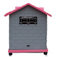 Niche pour chiens en plastique, maison d'intérieur avec porte, pour chiots et chatons, bon marché