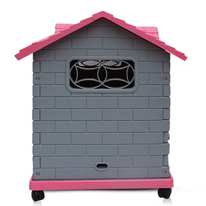 Casa di cane di plastica con porta, cane al coperto case, case di cane a buon mercato - Product Image 4