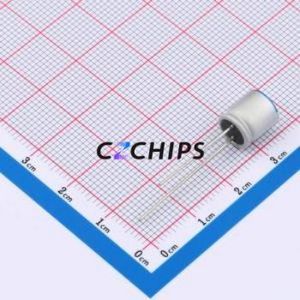ตัวเก็บประจุแบบแข็ง PBD050M101F090RR1B แบบ Through hole (THT), ขนาด D8xL9 มม. 100uF 20% 50V โพลีเมอร์ - Product Image 2