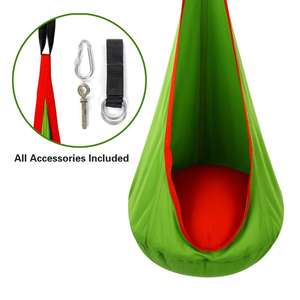 Gsd आउटडोर बड़े हैममॉक स्विंग चेयर सीट इनडोर कॉटन चाइल्ड प्ले स्विंग कार्टून लटकाए - Product Image 2