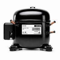 Compresseur Secop SC12G haute performance 1/3 CV en acier inoxydable 12 kg, compatible double fréquence 50/60 Hz, polyvalent et universel