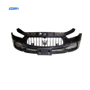 Repuesto para Maserati Ghibli 2014-2017 Parachoques Delantero Negro de Plástico OE 673001801 - Product Image 2