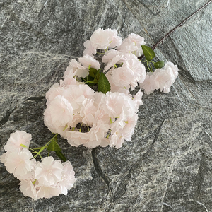 Hoa Bàn Trang Trí Đám Cưới 100 Cm Hoa Anh Đào Trắng Tinh Khiết Bằng Lụa Nhân Tạo Cho Cây - Product Image 4