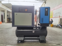 Compresseurs d'air portables et mobiles refroidis par air 7,5 KW 13 bars, pompe et moteur quatre-en-un, gain de place