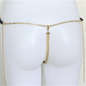 Cadena de Cintura con Pedrería Brillante, Diseño de Moda 2002, Sexy, para <span class=keywords><strong>Chicas</strong></span>, Tanga Transparente para Mujer - Product Image 1