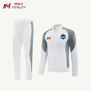 Nuova Tuta da <span class=keywords><strong>Calcio</strong></span> Personalizzata per Uomo, Manica Corta, 100% Poliestere, Asciugatura Rapida, Antibatterica, Giacca per Tutte le Stagioni - Product Image 1