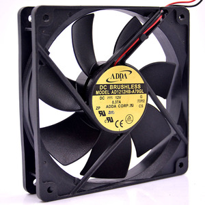 ADDA DC12V AD1212HB-A70GL 0.37A 120*120*25มม. 12025 12ซม. พัดลมระบายความร้อนแบบตลับลูกปืนคู่ใหม่ล่าสุด - Product Image 1