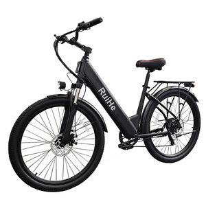 Ruihe Y3M Nuevo diseño Fat Tire Bicicleta eléctrica 26 pulgadas Bicicleta eléctrica lista para enviar 350W 36V Bicicletas eléctricas Ebike Bicicletas para mujeres - Product Image 2