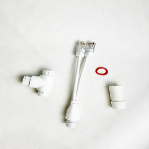 Sunsoont pemisah PoE 2 in 1, untuk sistem pemantauan jaringan konektor RJ45 untuk jaringan sederhana membangun transmisi unggul - Product Image 6