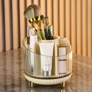 Caja Organizadora de Maquillaje Giratoria, Contenedor de Almacenamiento de Cosméticos para Escritorio - Product Image 2