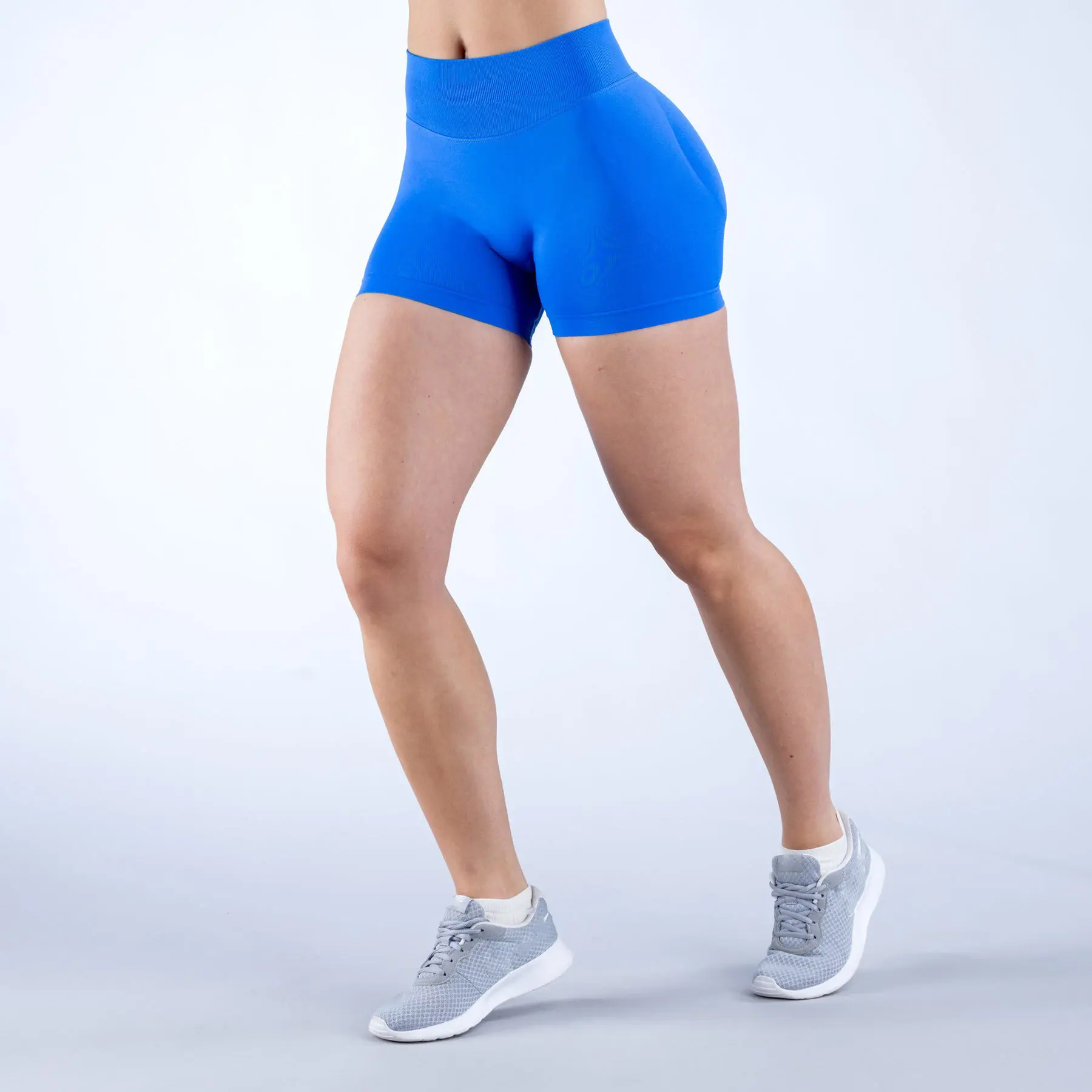 women sports biker seamless scrunch butt lifting shorts breathable skin friendly dfyne impact yoga shorts