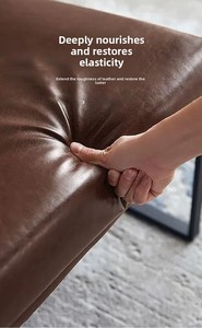 Crème de nettoyage et de rénovation du <span class=keywords><strong>cuir</strong></span>, crème de réparation du <span class=keywords><strong>cuir</strong></span>, pâte de réparation du <span class=keywords><strong>cuir</strong></span> pour sièges de voiture et canapés - Product Image 4