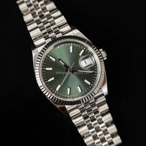 Montre mécanique de luxe ovale en alliage, étanche, 41 mm, avec cadran en cristal saphir et résistance à l'eau de 10 bars - Product Image 3