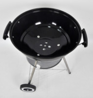 Barbecue au charbon de bois SEJR avec chariot de 18 pouces, barbecue sur trépied