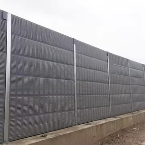 Açık akustik Metal gürültü bariyeri panelleri konut gürültü bariyeri çit bahçe ses bariyeri - Product Image 4