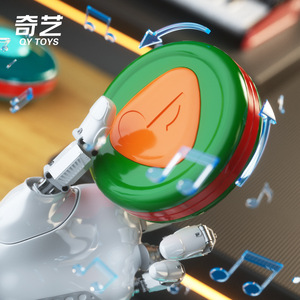 Qiyi Haptic Coin Magnetic Fidget Spinner, jouet anti-stress pour adolescents de 8 à 13 ans, dispositif de décompression unisexe - Product Image 5