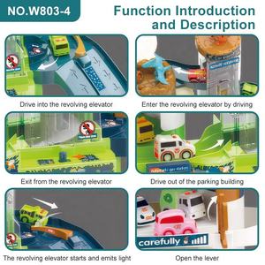 <span class=keywords><strong>Garage</strong></span> de stationnement pour dinosaures éducatif à 4 niveaux, <span class=keywords><strong>jouet</strong></span> électrique <span class=keywords><strong>avec</strong></span> lumières et sons, ensemble de jeu interactif d'apprentissage pour enfants de 3 ans et plus - Product Image 5
